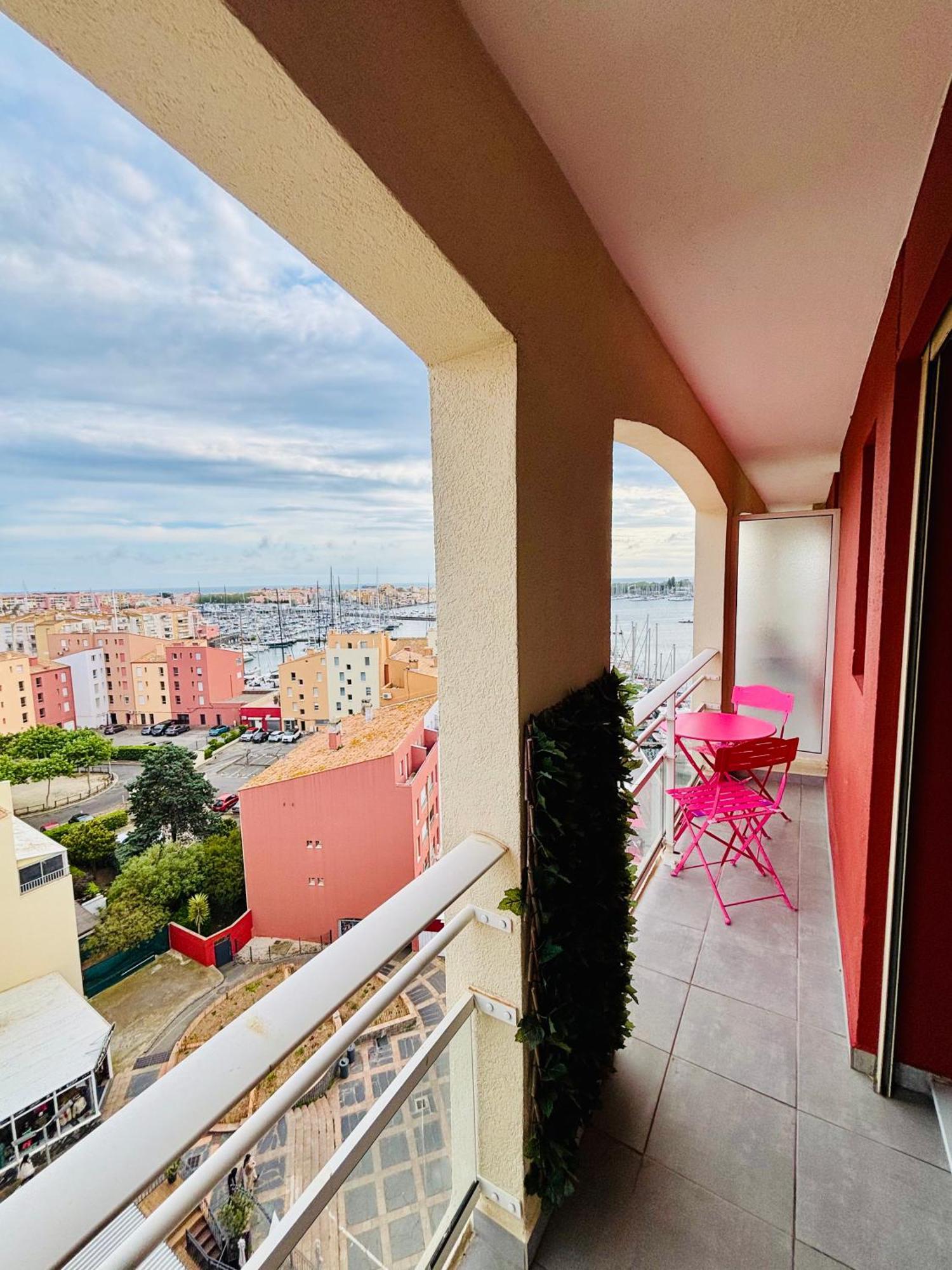 Centre Port,Vue Panoramique,Clim,Balcon,Wifi Apartment Agde Exterior photo