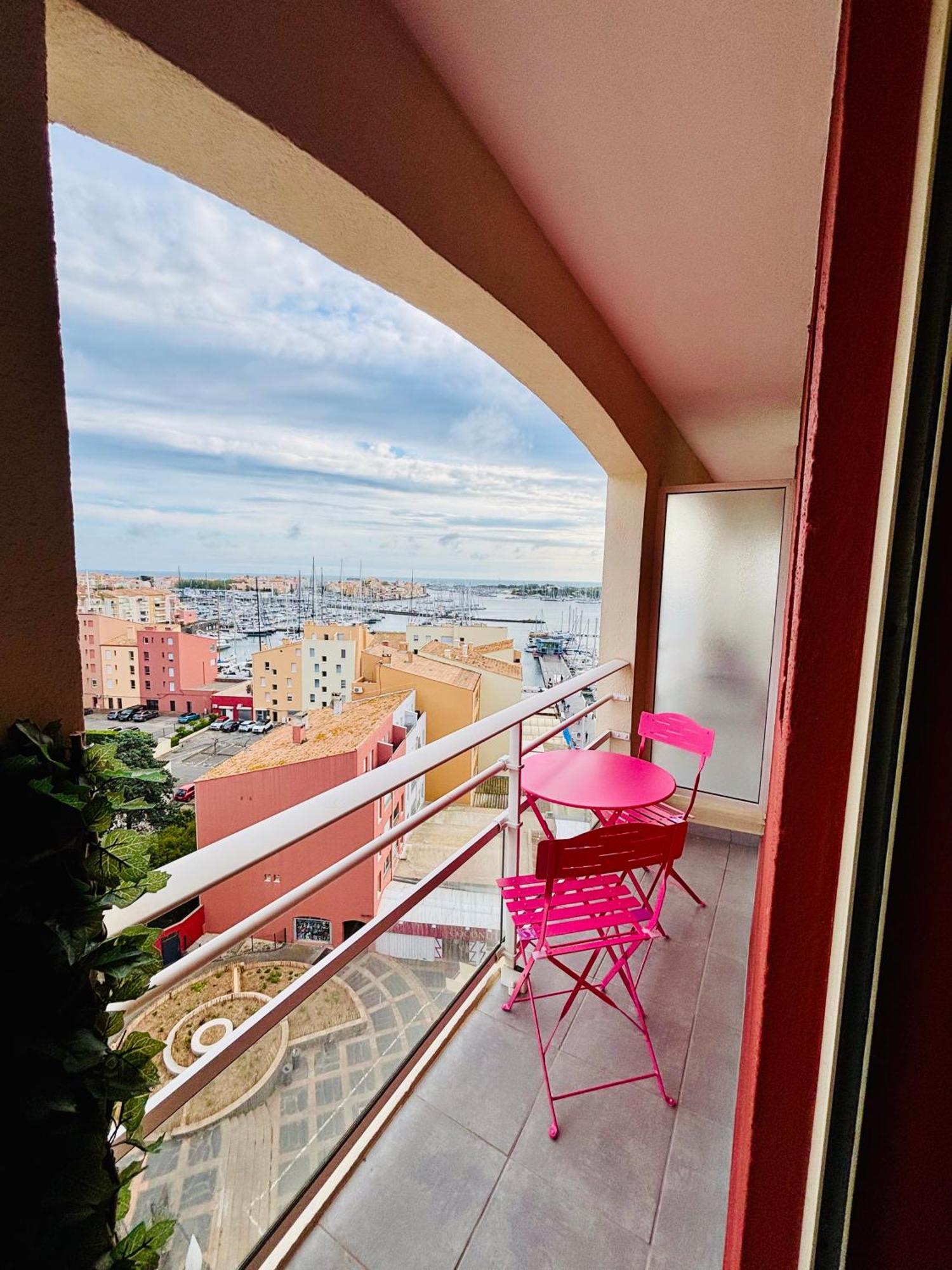 Centre Port,Vue Panoramique,Clim,Balcon,Wifi Apartment Agde Exterior photo